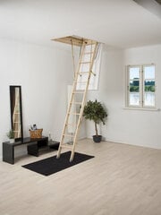 Чердачная лестница DOLLE clickFIX® 56 Silver 120 x 60 см цена и информация | Лестницы | pigu.lt