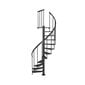 Spiraliniai laiptai DOLLE Calgary Diametras Ø 120 cm. Antracite kaina ir informacija | Laiptai | pigu.lt
