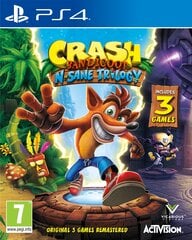 Игра Crash Bandicoot N. Sane Trilogy, PS4 цена и информация | Компьютерные игры | pigu.lt