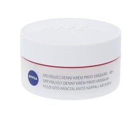 Укрепляющий ежедневный крем против морщин Nivea Anti-Wrinkle Firming 45+, 50мл цена и информация | Кремы для лица | pigu.lt