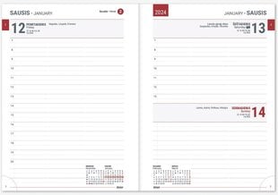 Darbo knyga B6 KANCLER bordo kaina ir informacija | Kalendoriai, darbo knygos | pigu.lt