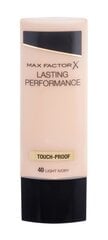 Makiažo pagrindas Max Factor Lasting Performance Touch Proof 35 ml, 40 Light Ivory kaina ir informacija | Makiažo pagrindai, pudros | pigu.lt