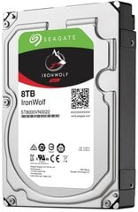 Seagate IronWolf NAS ST8000VN0022, 8TB 3.5″ 7200RPM 256MB Cache Sata III цена и информация | Внутренние жёсткие диски (HDD, SSD, Hybrid) | pigu.lt