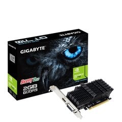 NVIDIA GeForce GT710, 2GB, GDDR5, 64bit kaina ir informacija | Gigabyte Kompiuterinė technika | pigu.lt