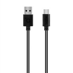 Acme CB1041 USB C, USB A, 1 m, Black цена и информация | Кабели для телефонов | pigu.lt