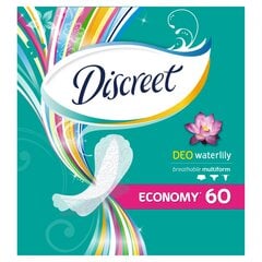 Гигиенические прокладки Discreet Water Lily 60 шт. цена и информация | Тампоны, гигиенические прокладки для критических дней, ежедневные прокладки | pigu.lt