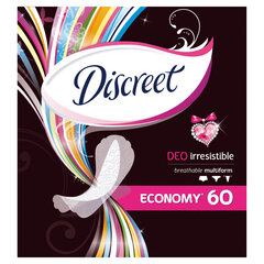 Гигиенические прокладки Discreet Irresistable 60 шт. цена и информация | Тампоны, гигиенические прокладки для критических дней, ежедневные прокладки | pigu.lt