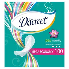 Гигиенические прокладки Discreet Water Lily 100 шт. цена и информация | Тампоны, гигиенические прокладки для критических дней, ежедневные прокладки | pigu.lt