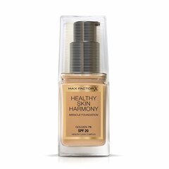 Makiažo pagrindas Max Factor Healthy Skin Harmony 75 Golden, 30 ml kaina ir informacija | Makiažo pagrindai, pudros | pigu.lt