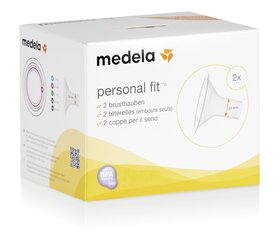 Krūties gaubtelis Medela Personal Fit (XL -30 mm), 2 vnt. kaina ir informacija | Pientraukiai | pigu.lt