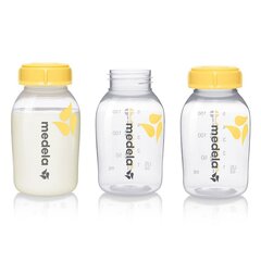 Pieno buteliukų rinkinys Medela, 150 ml, 3 vnt. kaina ir informacija | Medela Kūdikių prekės | pigu.lt