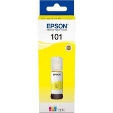 EPSON 101 EcoTank Yellow (C13T03V44A) kaina ir informacija | Kasetės rašaliniams spausdintuvams | pigu.lt