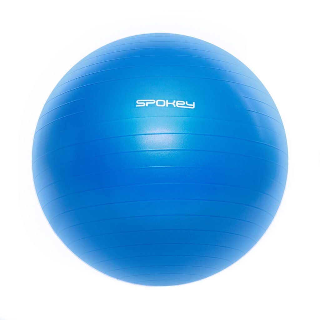 Gimnastikos kamuolys Spokey Fitball III 65 cm, mėlynas kaina ir informacija | Gimnastikos kamuoliai | pigu.lt