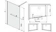 Walk-In dušo kabina Sanplast Altus PT/ALTIIa-120s kaina ir informacija | Dušo durys ir sienelės | pigu.lt