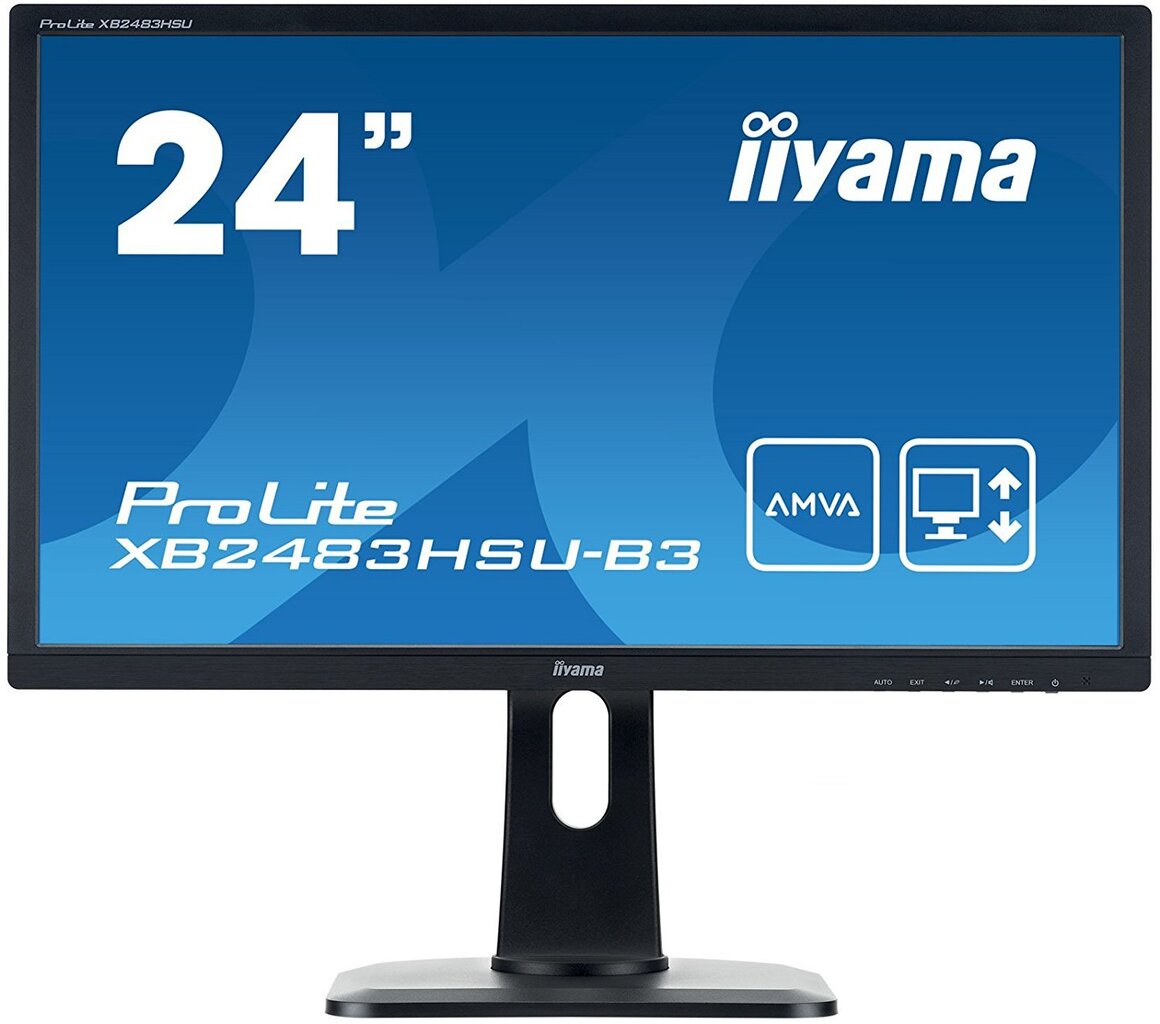 Iiyama ProLite XB2483HSU-B3 kaina ir informacija | Monitoriai | pigu.lt