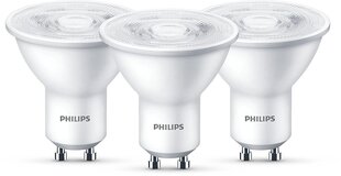 Lemputė LED Philips GU10 345lm 2700K, 3 vnt. kaina ir informacija | Elektros lemputės | pigu.lt