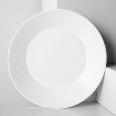 Balta lėkštė Luminarc Harena, 25 cm kaina ir informacija | Indai, lėkštės, pietų servizai | pigu.lt
