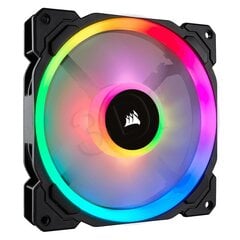 Corsair Fan LL140 RGB LED Static Pressure, 140 мм, PWM, одинарный (CO-9050073-WW) цена и информация | Компьютерные вентиляторы | pigu.lt