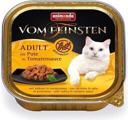 Konservai suaugusioms katėms Animonda vom feinsten, su kalakutiena pomidorų padaže, 100 g kaina ir informacija | Konservai katėms | pigu.lt