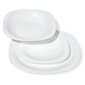 Balta kvadratinė lėkštė Luminarc Carine, 19.5 cm kaina ir informacija | Indai, lėkštės, pietų servizai | pigu.lt