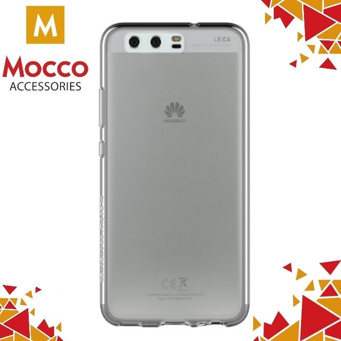 Mocco Ultra Back Case 0.3 mm Silicone Case for Huawei P8 Lite / P9 Lite (2017) Transparent-Black kaina ir informacija | Telefono dėklai | pigu.lt