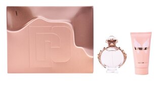 Rinkinys Paco Rabanne Olympea moterims: kvapusis vanduo EDP, 50 ml + kūno losjonas, 75 ml цена и информация | Женские духи | pigu.lt