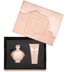 Rinkinys Paco Rabanne Olympea moterims: kvapusis vanduo EDP, 50 ml + kūno losjonas, 75 ml kaina ir informacija | Kvepalai moterims | pigu.lt