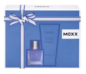 Комплект Mexx Man: edt 30 мл + гель для душа 50 мл цена и информация | Мужские духи | pigu.lt