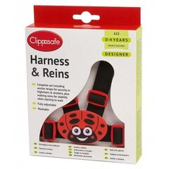 Поводок для безопасности детей Clippasafe Harness&Reins Character, Lady bird цена и информация | Clippasafe Товары для детей и младенцев | pigu.lt