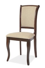 Комплект из 2 стульев MNSC, орех цена и информация | Стулья для кухни и столовой | pigu.lt