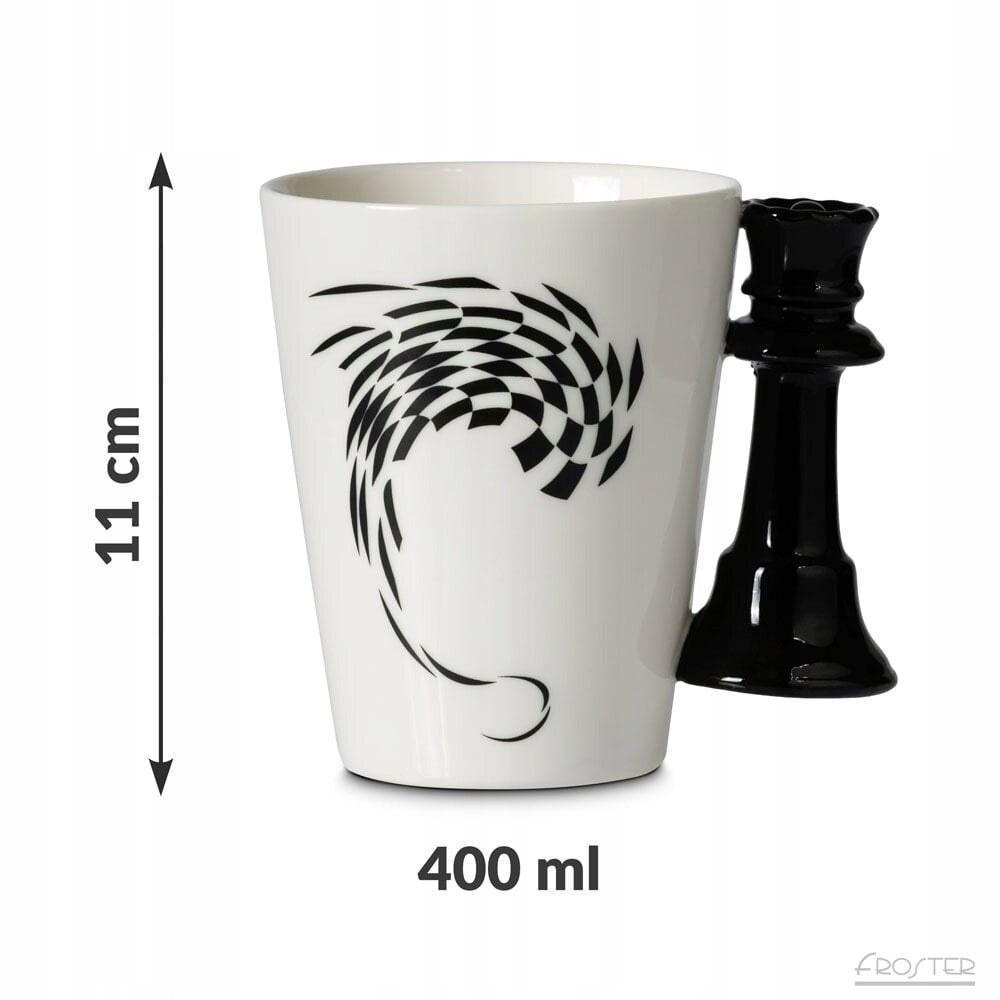 Puodelis Šachmatų figūra Karalienė, 400 ml kaina ir informacija | Originalūs puodeliai | pigu.lt