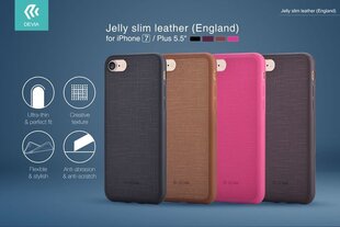 Devia Apple iPhone 7 Plus Jelly Slim Case kaina ir informacija | Telefono dėklai | pigu.lt