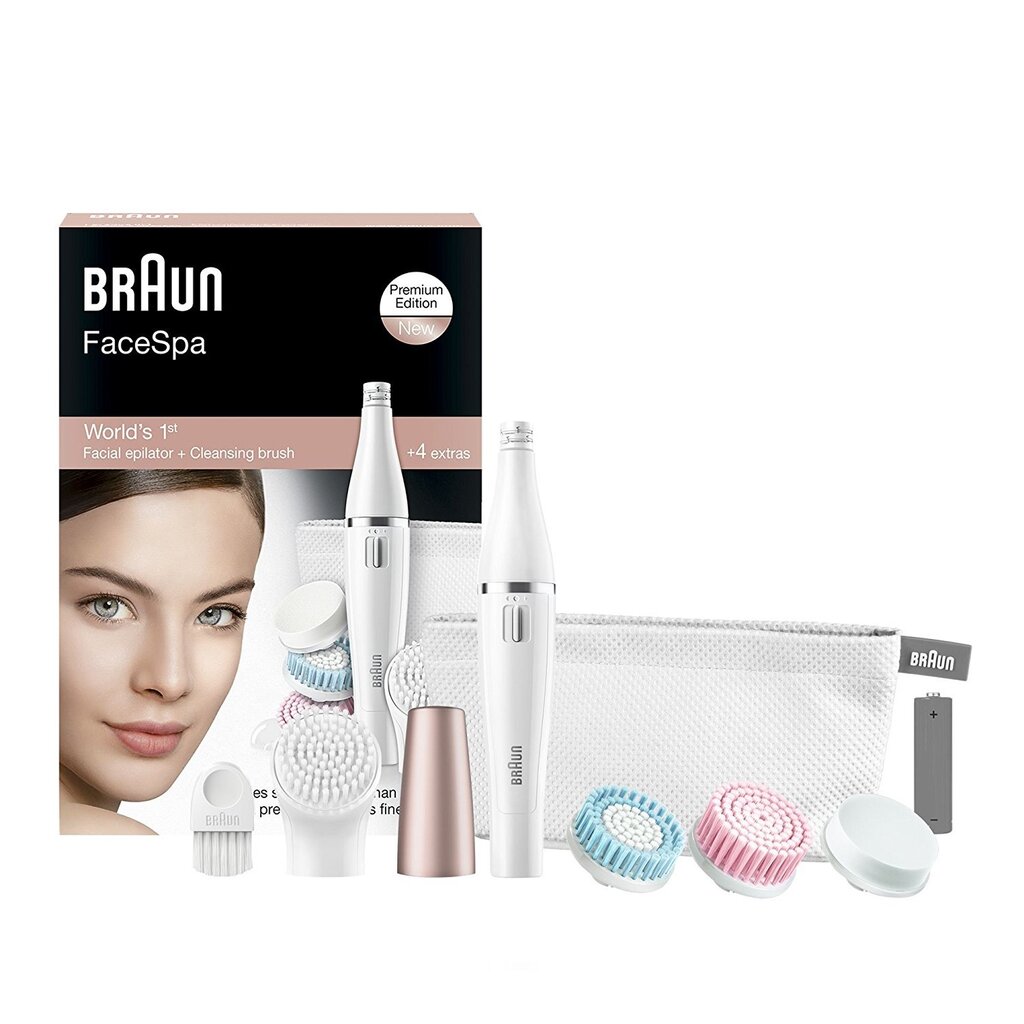 Braun FaceSpa 851V kaina ir informacija | Epiliatoriai | pigu.lt