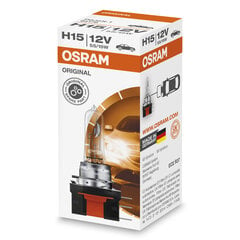 Автомобильная лампа Osram 64176 H15 12V 55W цена и информация | Автомобильные лампочки | pigu.lt