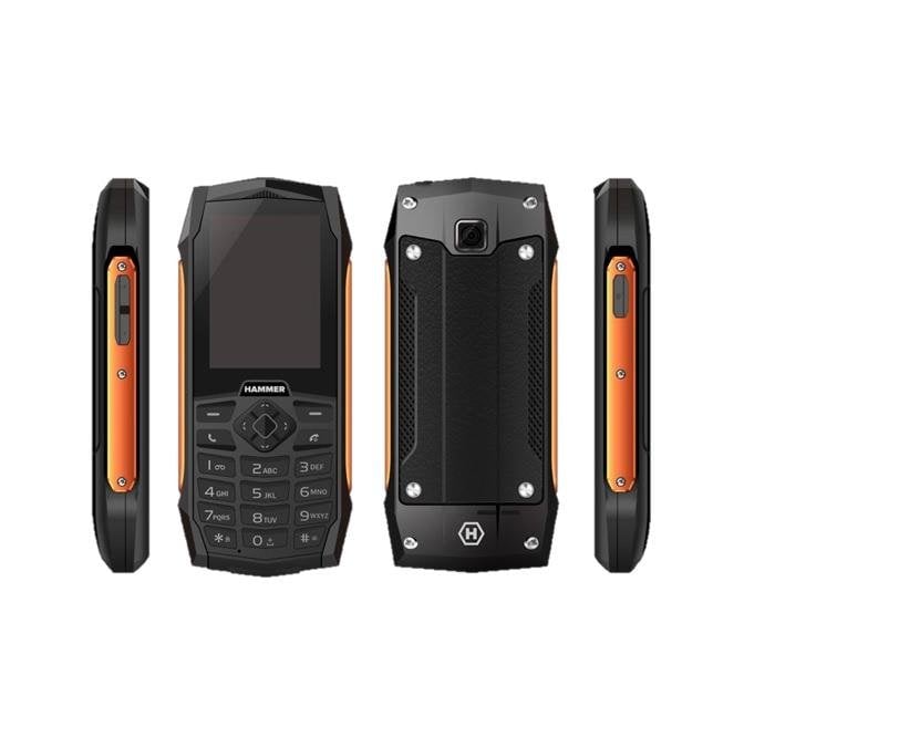 MyPhone Hammer 3, Dual SIM, Black/Orange