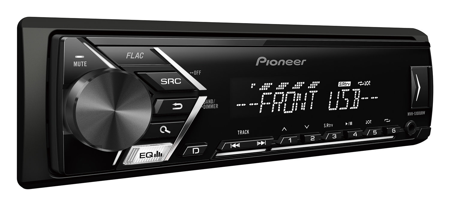 Pioneer MVH-S100UBW kaina ir informacija | Automagnetolos, multimedija | pigu.lt