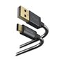 Laidas Hama Metal USB Type-C, 1.5 m, juodas kaina ir informacija | Laidai telefonams | pigu.lt