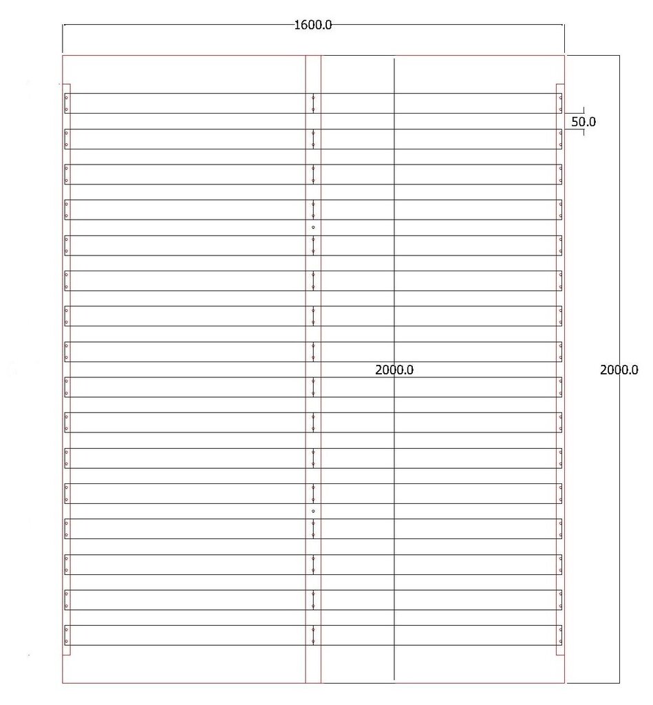 Lova NORE Abramo su stalčiais, 160x200 cm, pilka цена и информация | Lovos | pigu.lt
