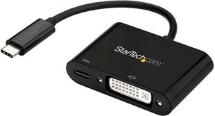 StarTech CDP2DVIUCP, USB-C - DVI + USB-C цена и информация | Адаптеры, USB-разветвители | pigu.lt