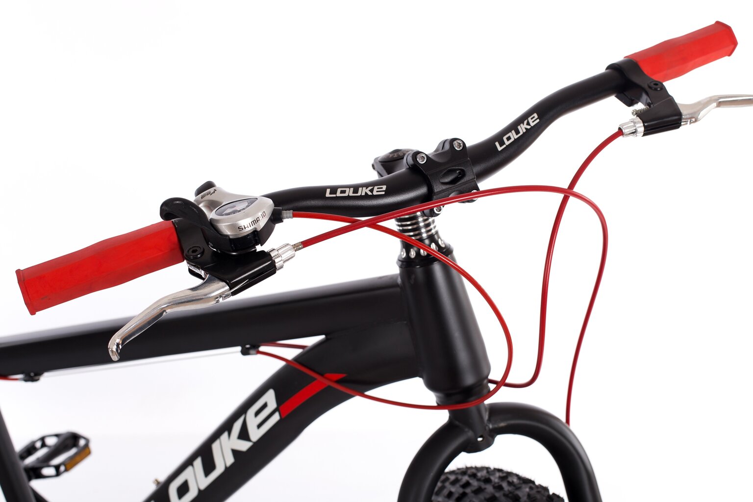 Vyriškas kalnų dviratis Louke Fat bike, 26" kaina ir informacija | Dviračiai | pigu.lt