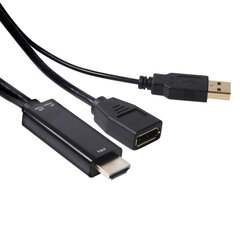 Club 3D CAC-2330, HDMI/DP, 18 cm kaina ir informacija | Adapteriai, USB šakotuvai | pigu.lt