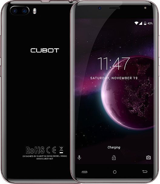 Cubot Magic, Juoda/Pilka kaina ir informacija | Mobilieji telefonai | pigu.lt