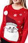 Kalėdinis megztinis moterims Yumi YK000776 цена и информация | Megztiniai moterims | pigu.lt