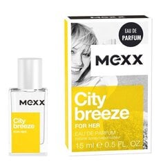 Mexx City Breeze For Her EDP для женщин 15 ml цена и информация | Женские духи | pigu.lt