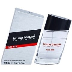 Bruno Banani Pure Man EDT для мужчин, 50 мл цена и информация | Мужские духи | pigu.lt