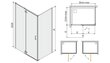 Kampinė dušo kabina Sanplast Free Line KNDJ2/Free II 90x120s kaina ir informacija | Dušo kabinos | pigu.lt