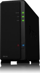 NAS STORAGE TOWER 1BAY/NO HDD DS118 SYNOLOGY цена и информация | Серверы | pigu.lt