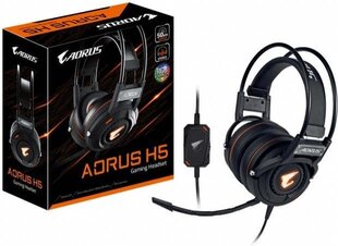 GIGABYTE AORUSH5CIR kaina ir informacija | Ausinės | pigu.lt