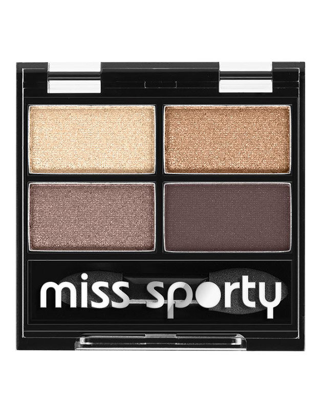 Akių šešėliai Miss Sporty Quattro Studio 3.2 g, 403 Smoky Brown Eyes цена и информация | Akių šešėliai, pieštukai, blakstienų tušai, serumai | pigu.lt