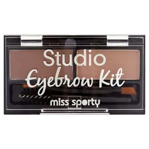 Antakių šešėlių paletė Miss Sporty Eyebrow Kit Studio, 2.4 g цена и информация | Antakių dažai, pieštukai | pigu.lt